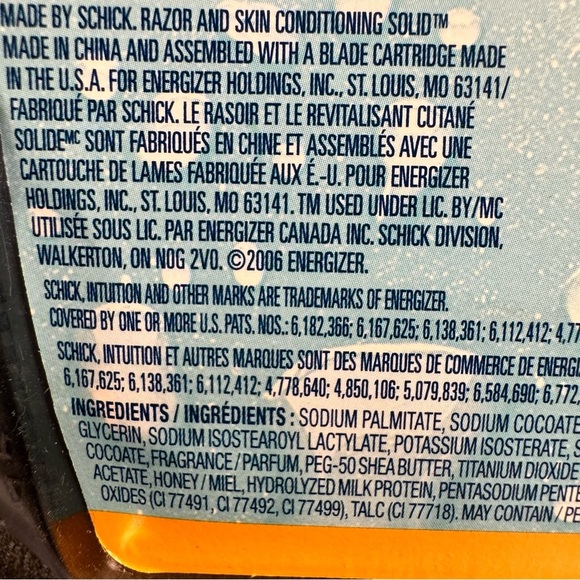 Schick Intuition Plus Razor – Milk & Honey Soothing Moisture | 2 Razors Sealed - Picture 8 of 12